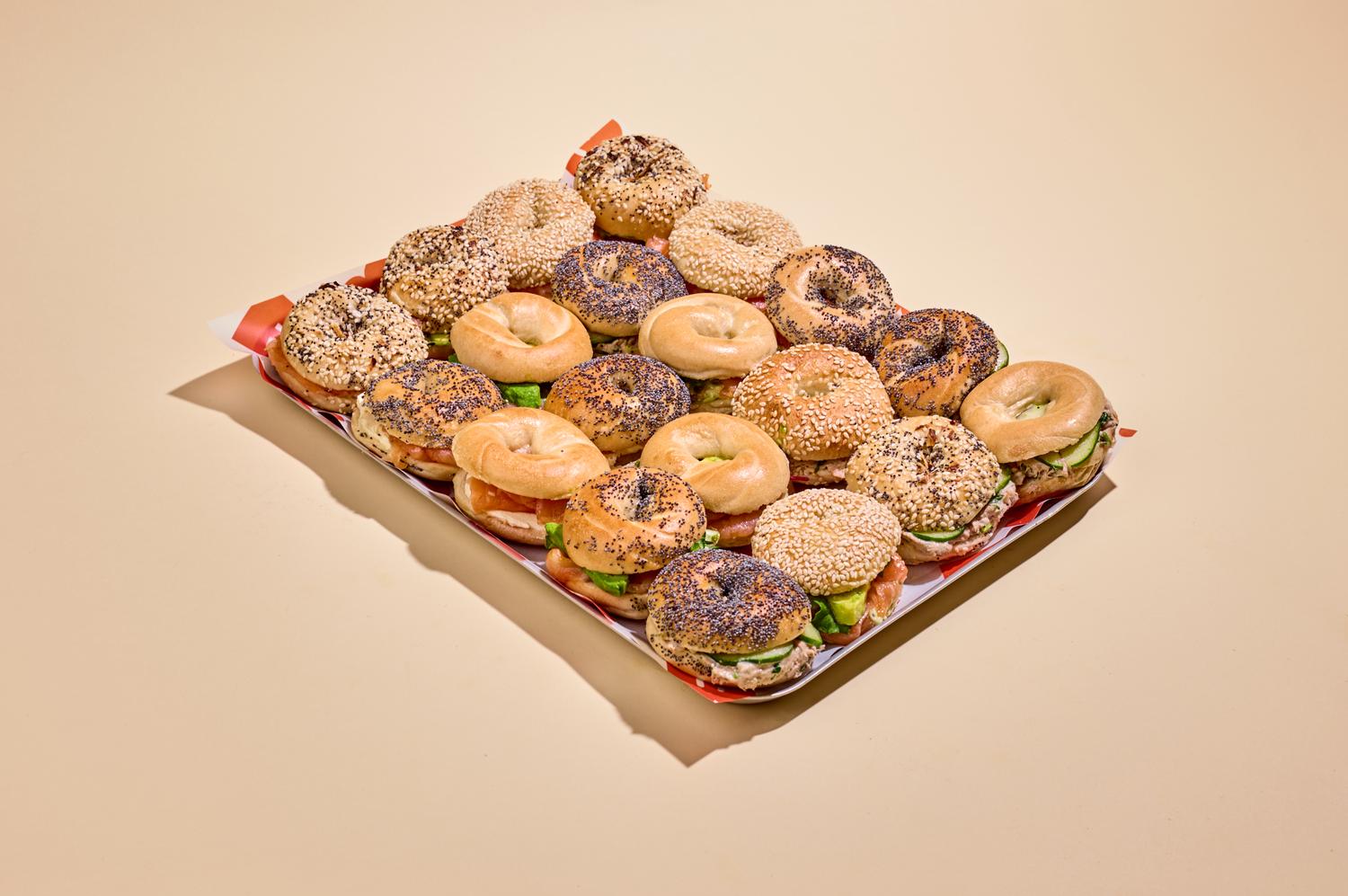 Pescetarian Mini Bagel Platter
