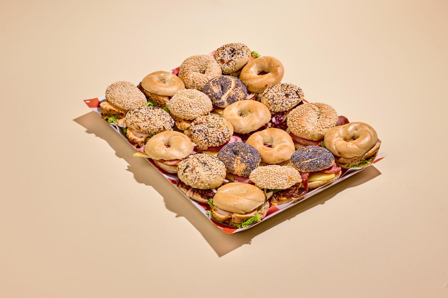  Carnivore Mini Bagel Platter