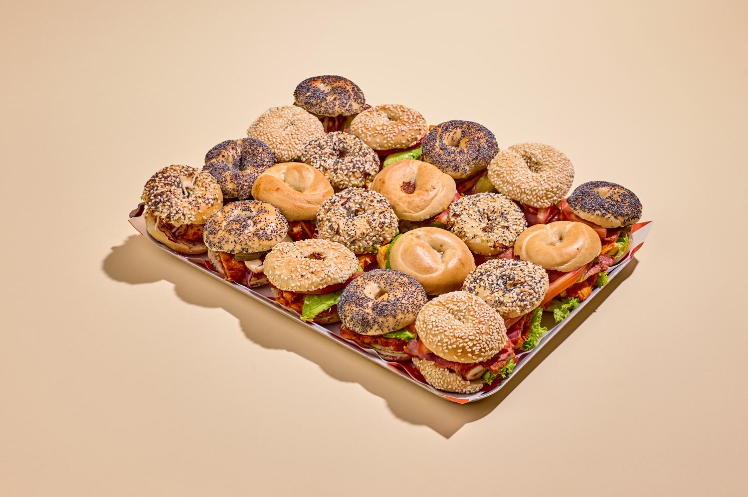Chicken Mini Bagel Platter