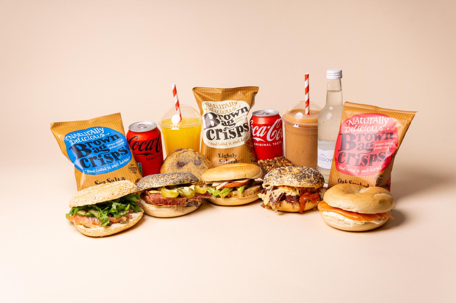 Bagels & Sides Bundle for 20 (£10.85 per person)