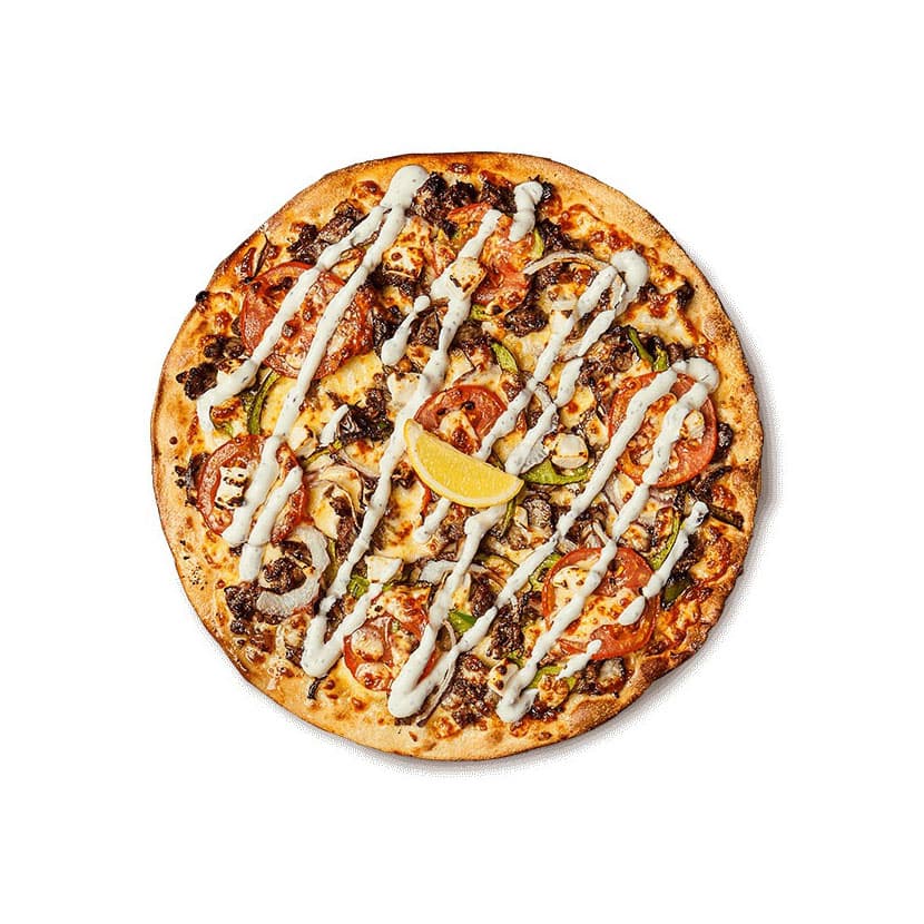 Mediterranean Lamb Pizza