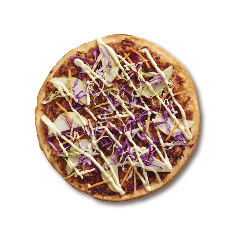 Pulled Pork and Slaw Pizza