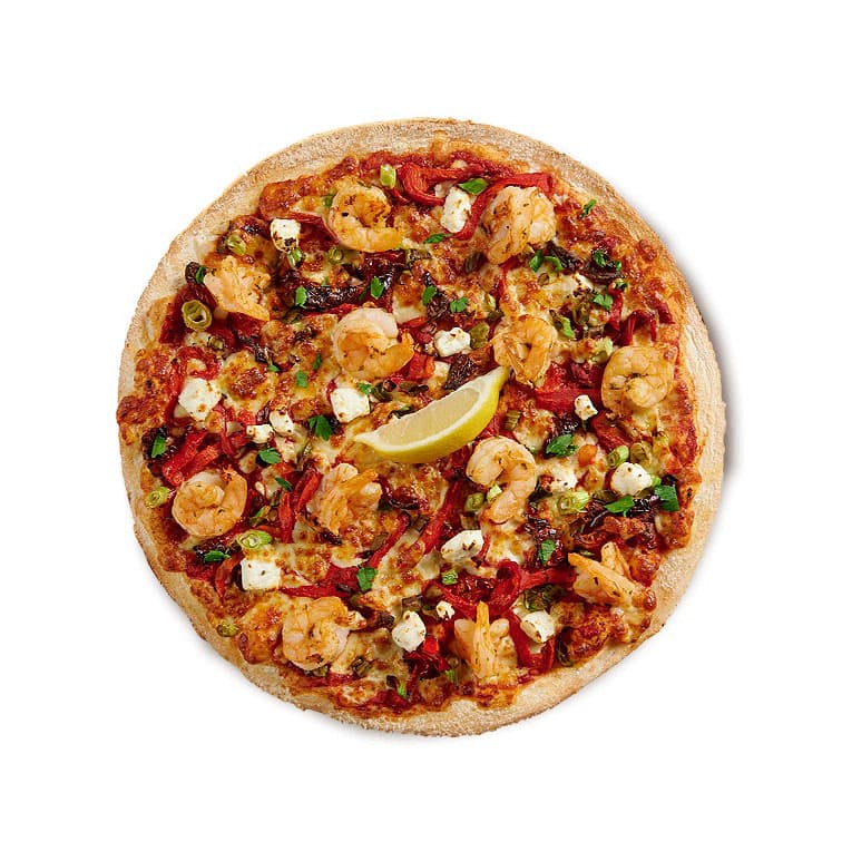 Garlic Prawn Pizza