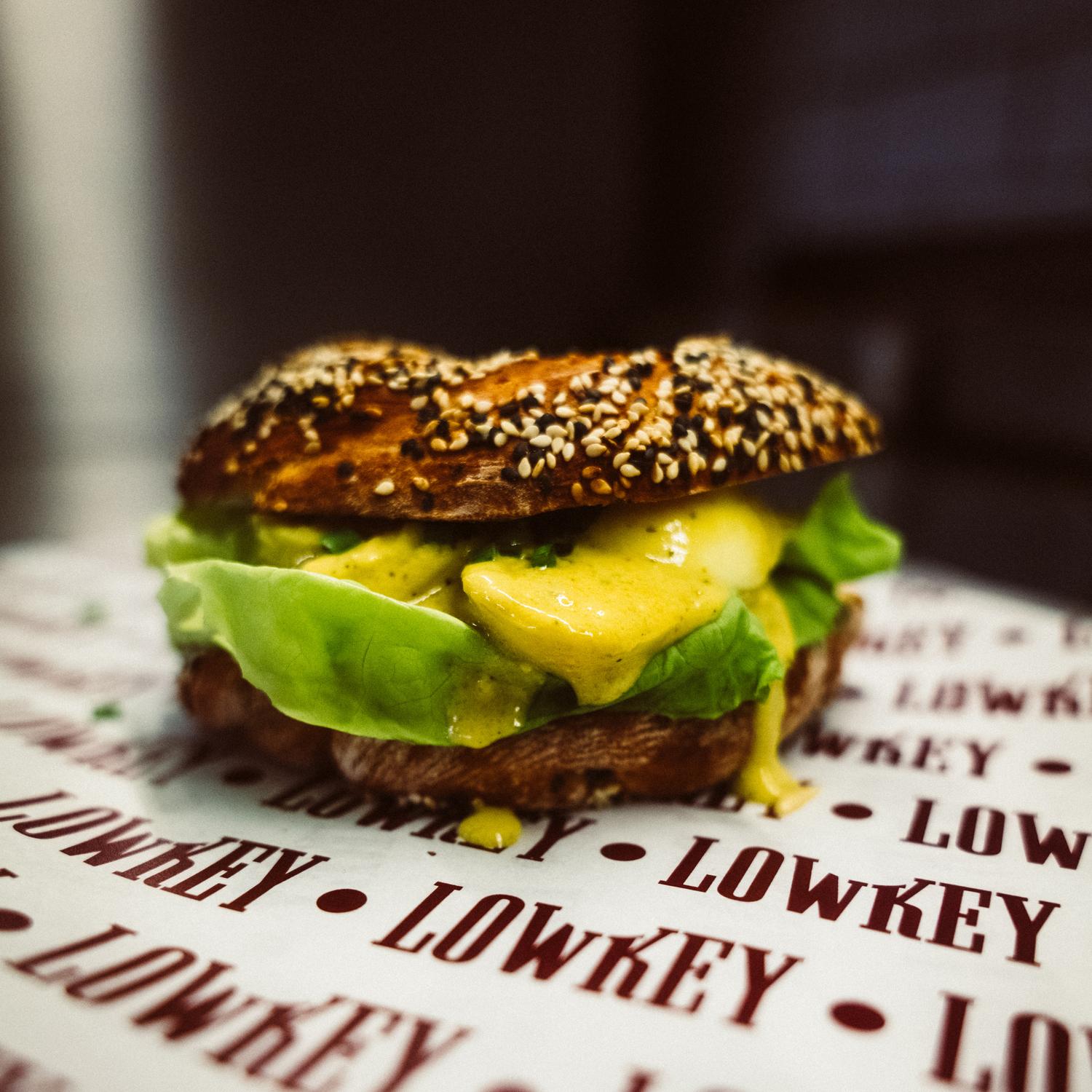 Curried Egg Bagel
