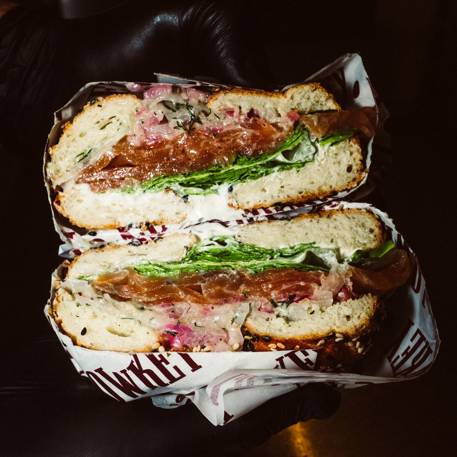House Cured Salmon Bagel