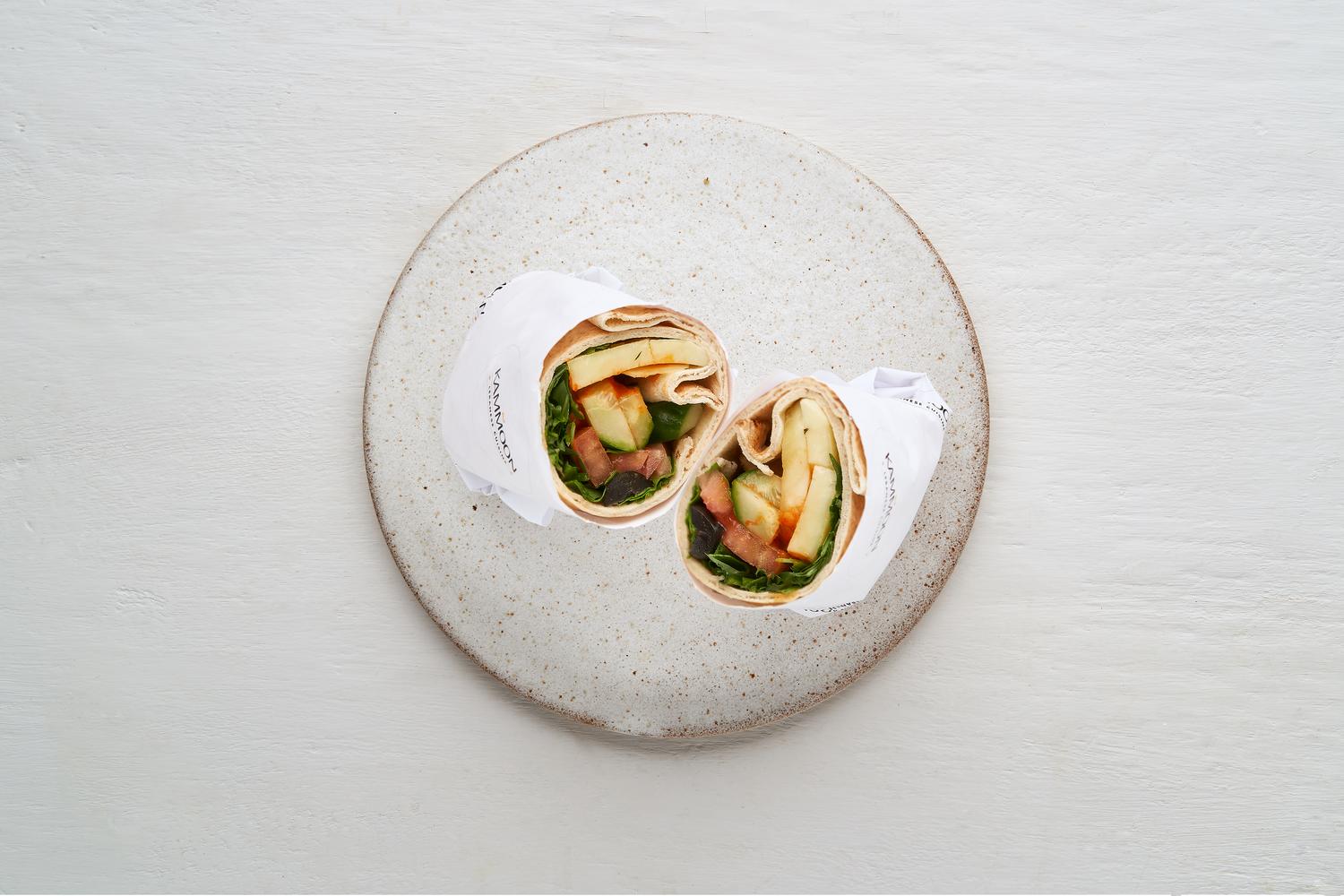 Za'atar Halloumi Olive Wrap
