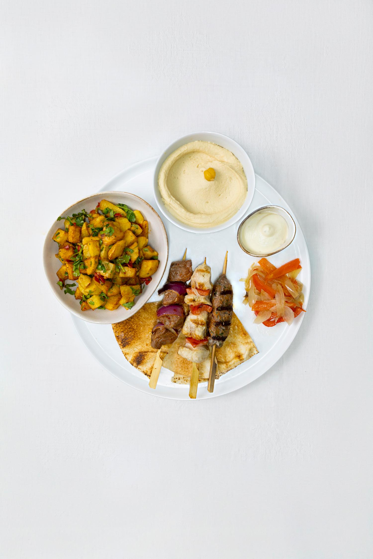 Mixed Grill Skewers Hot Box