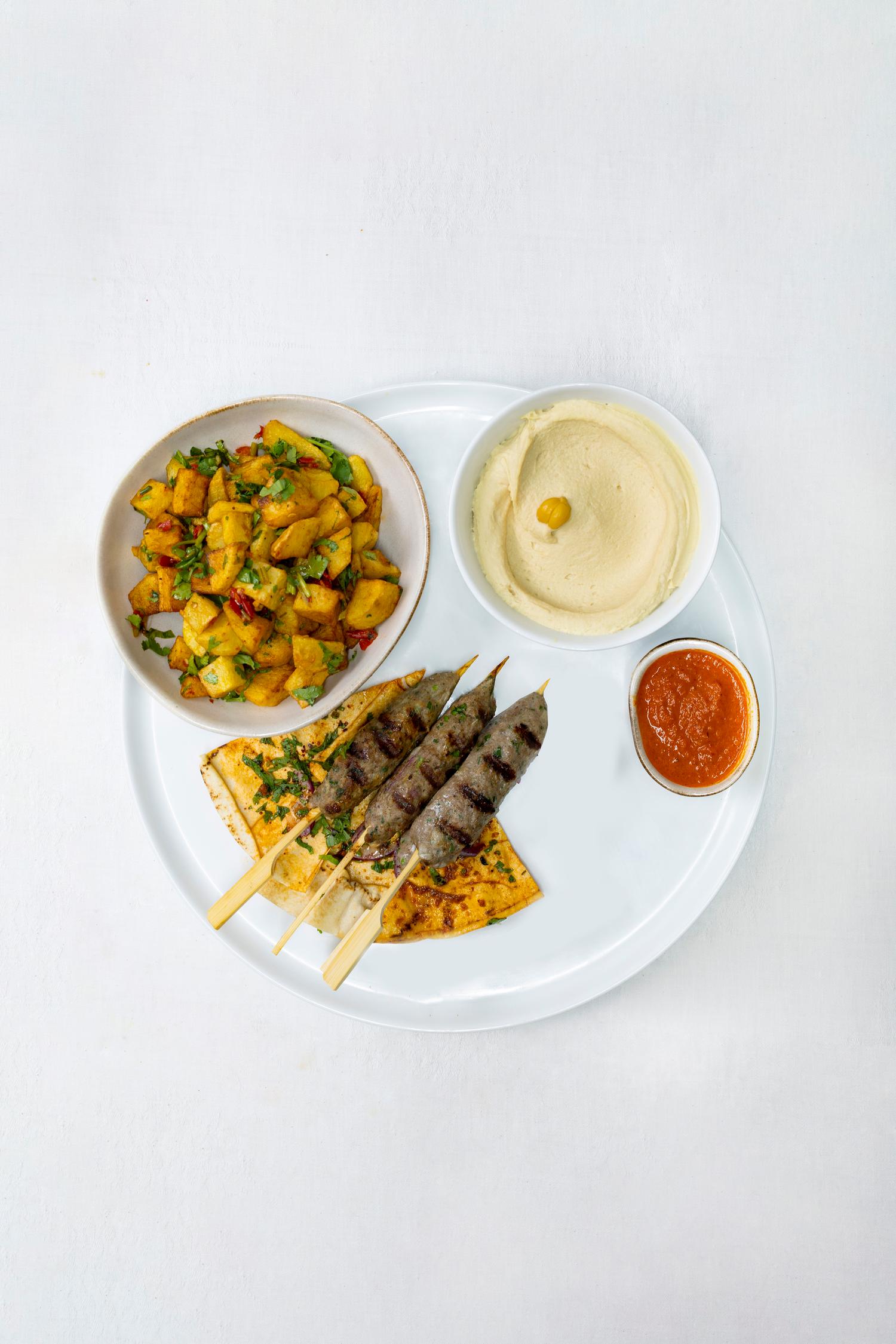 Lamb Kofta Skewers Hot Box
