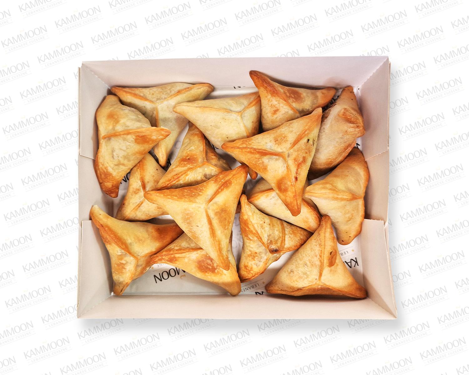 Spinach Pastry Triangles Platter 15 Pieces