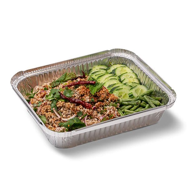 Larb Moo (Spicy Minced Pork Salad) - Tray