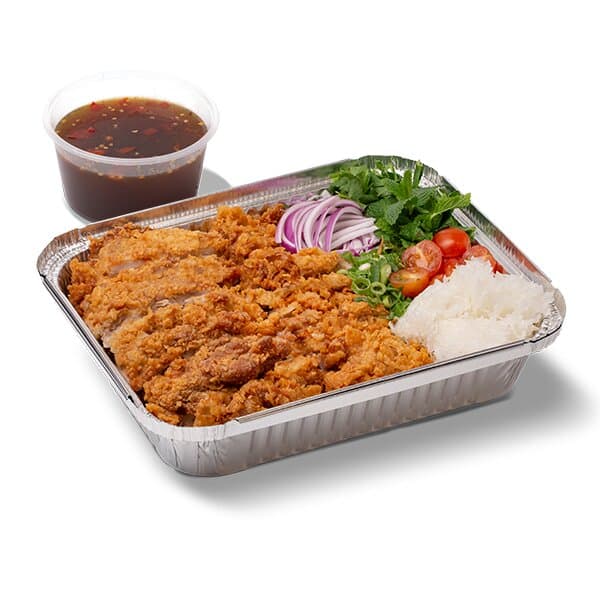 Yum Kai Tod (Crispy Salad) - Tray