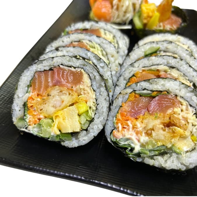 Salmon Prawn Gimbap