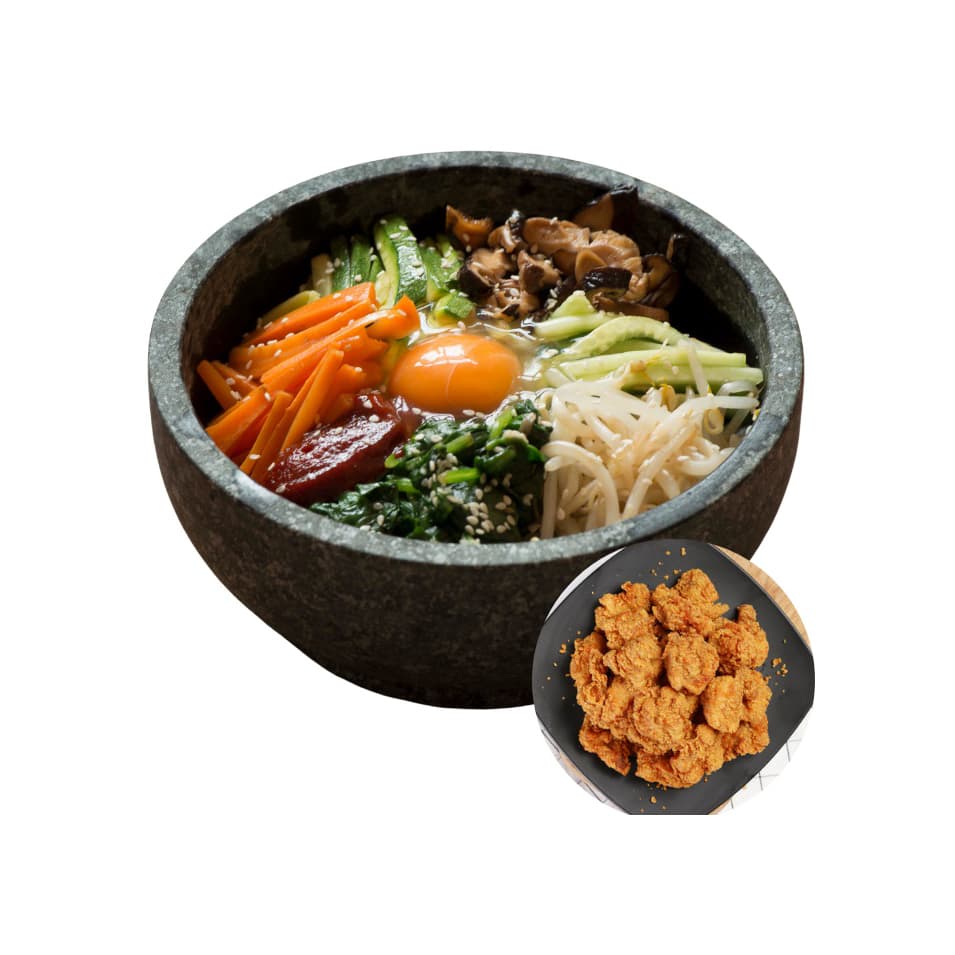 Fried Chicken Bibimbap