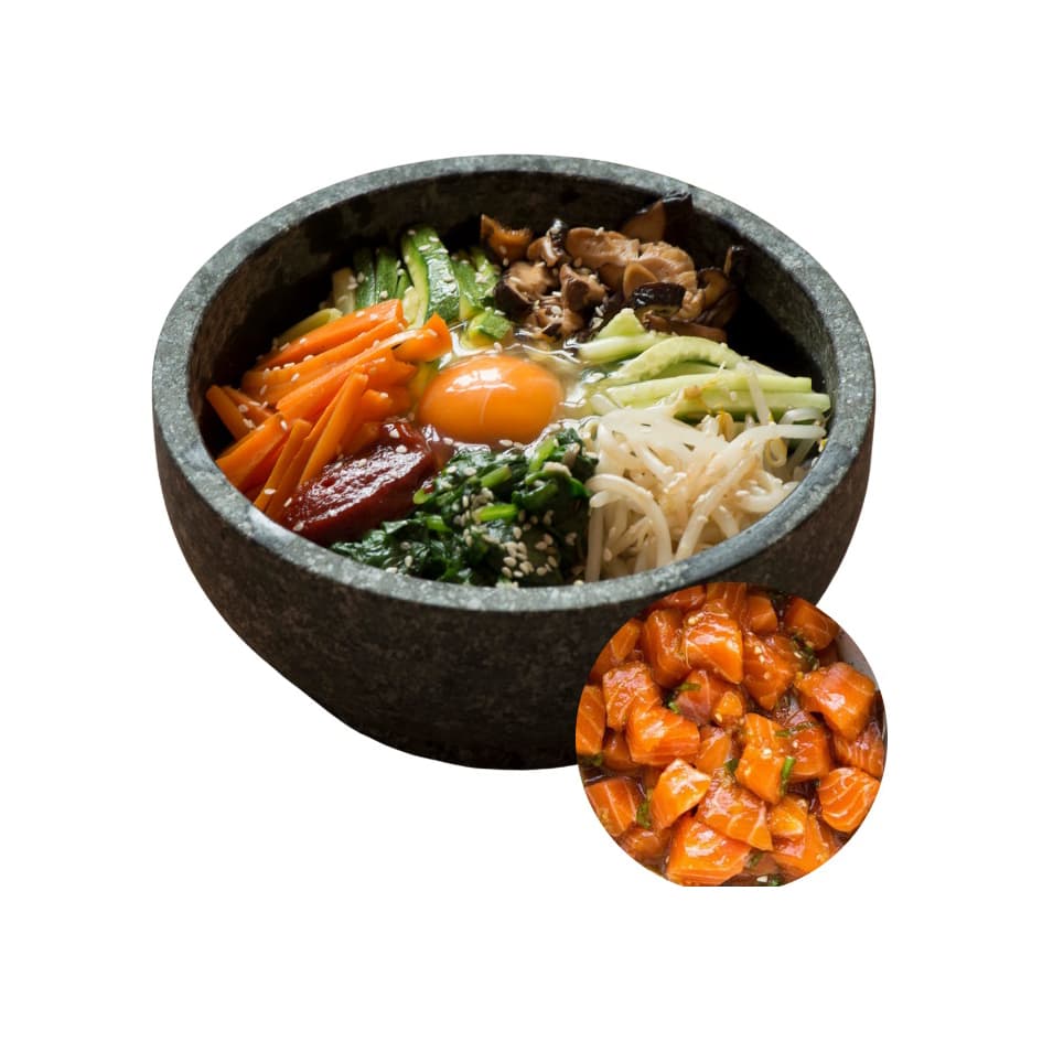 Salmon Poke Bibimbap