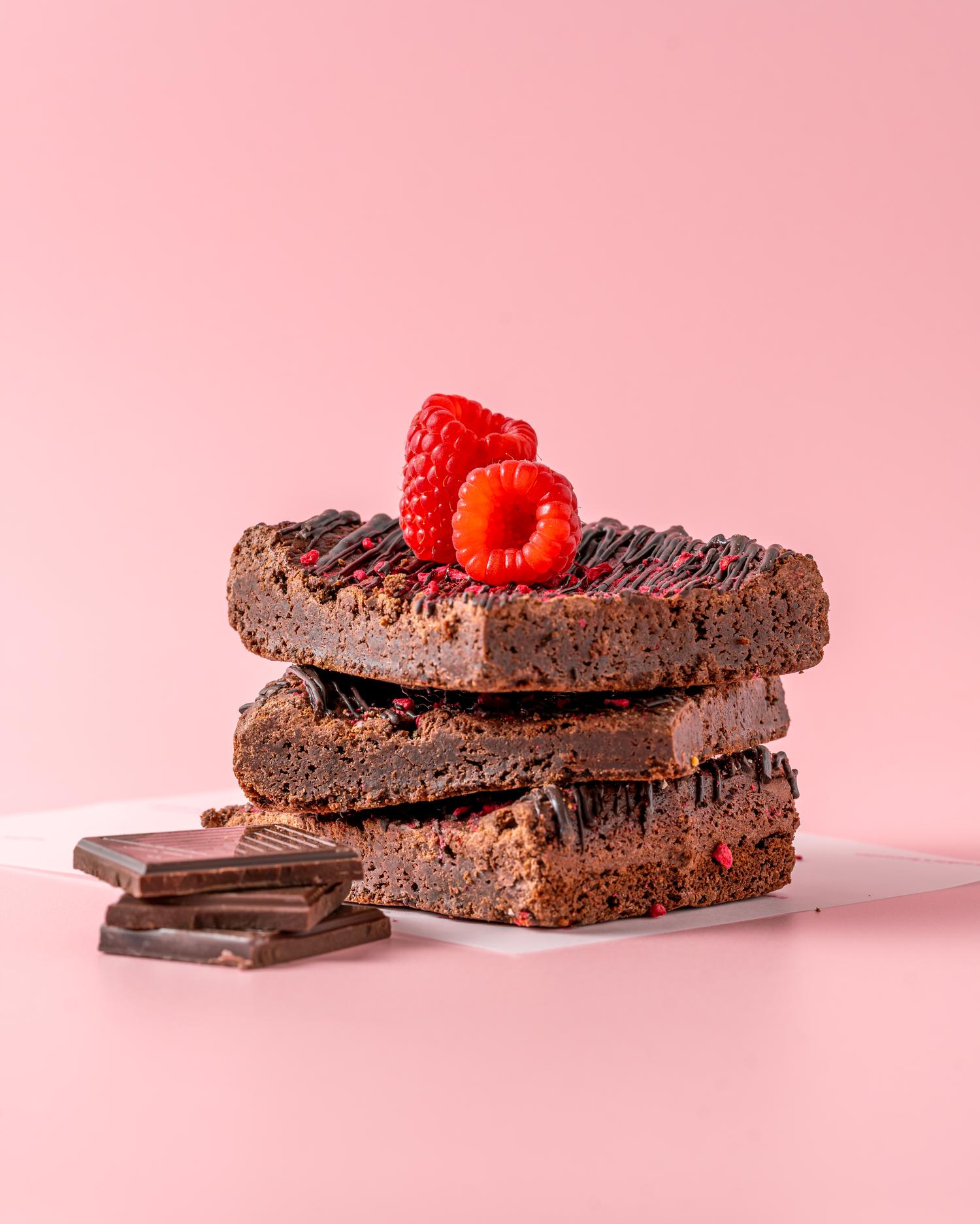 Dark Chocolate & Raspberry Brownie 