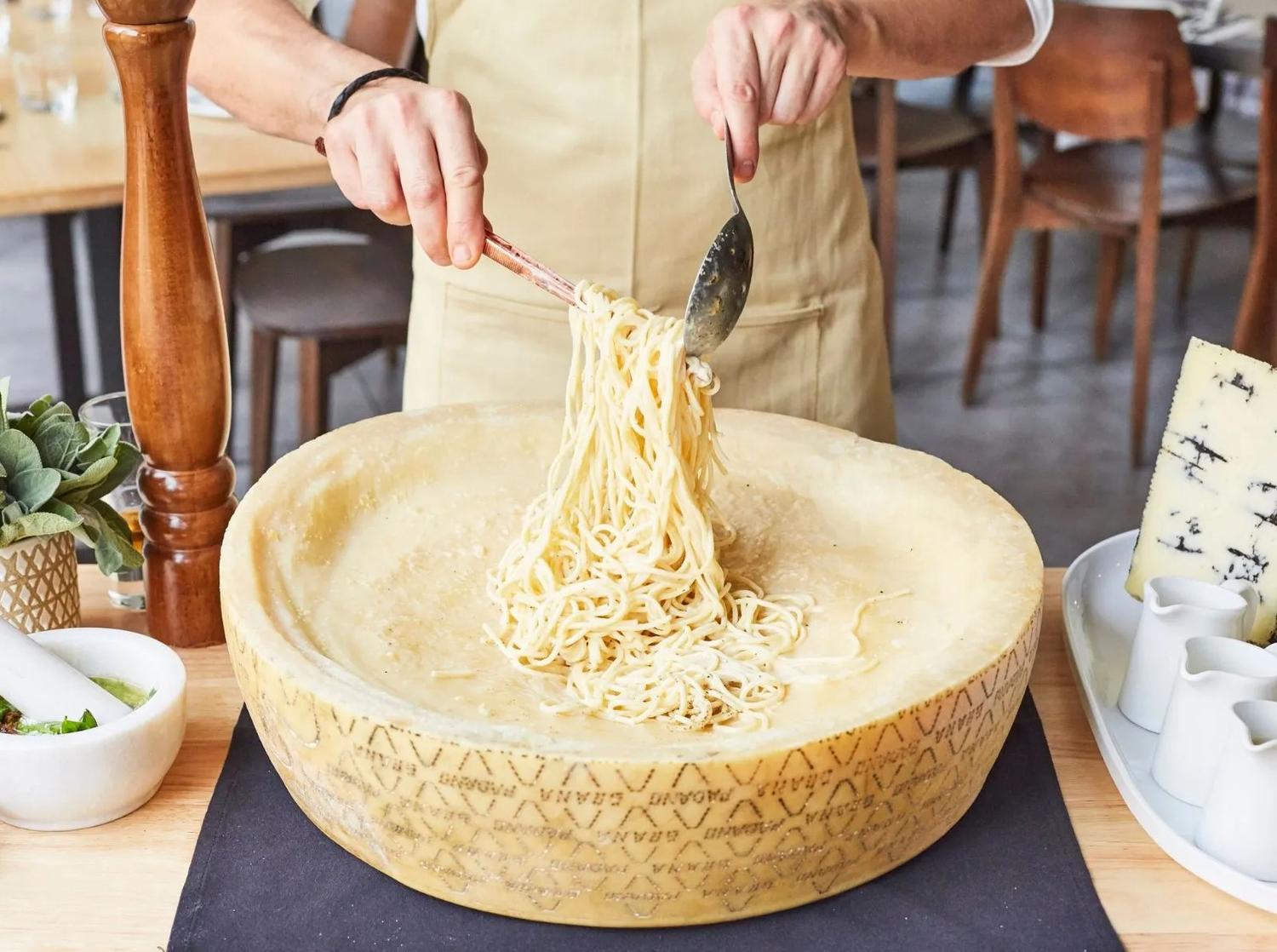 Cheese Wheel Pasta