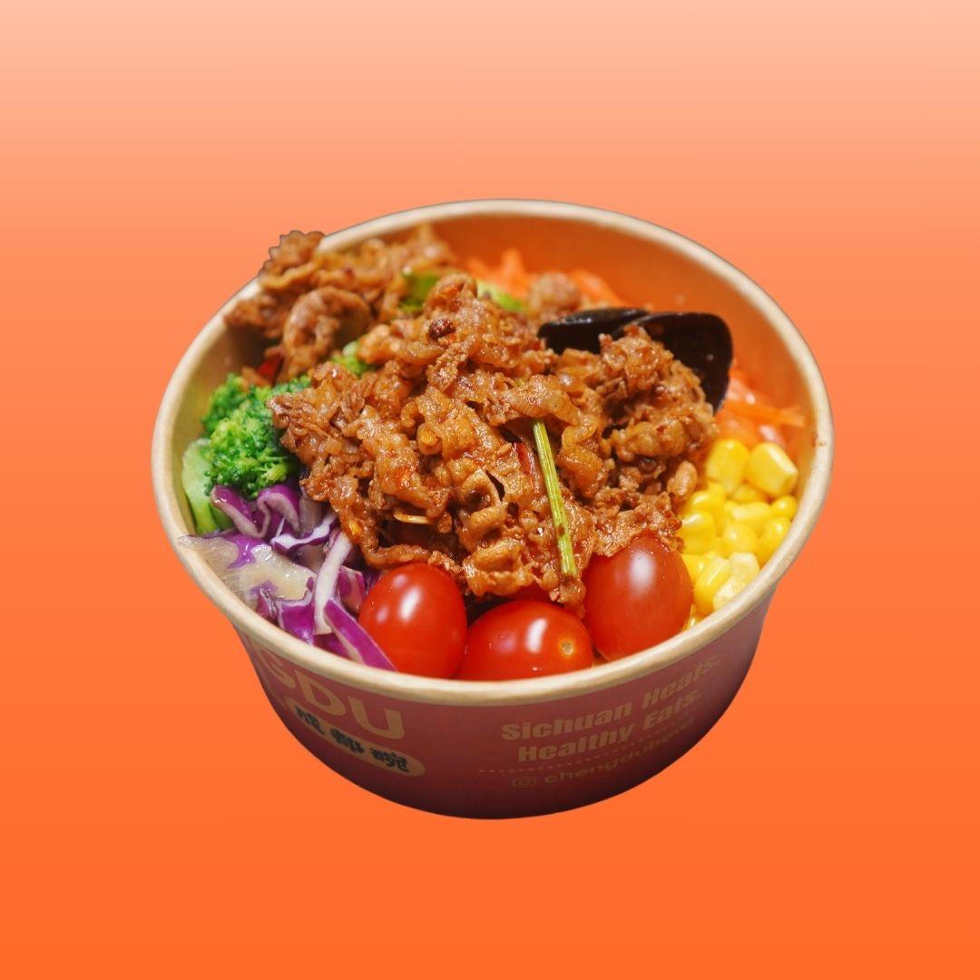 Sliced Mala Fragrant Beef (Regular Bowl)