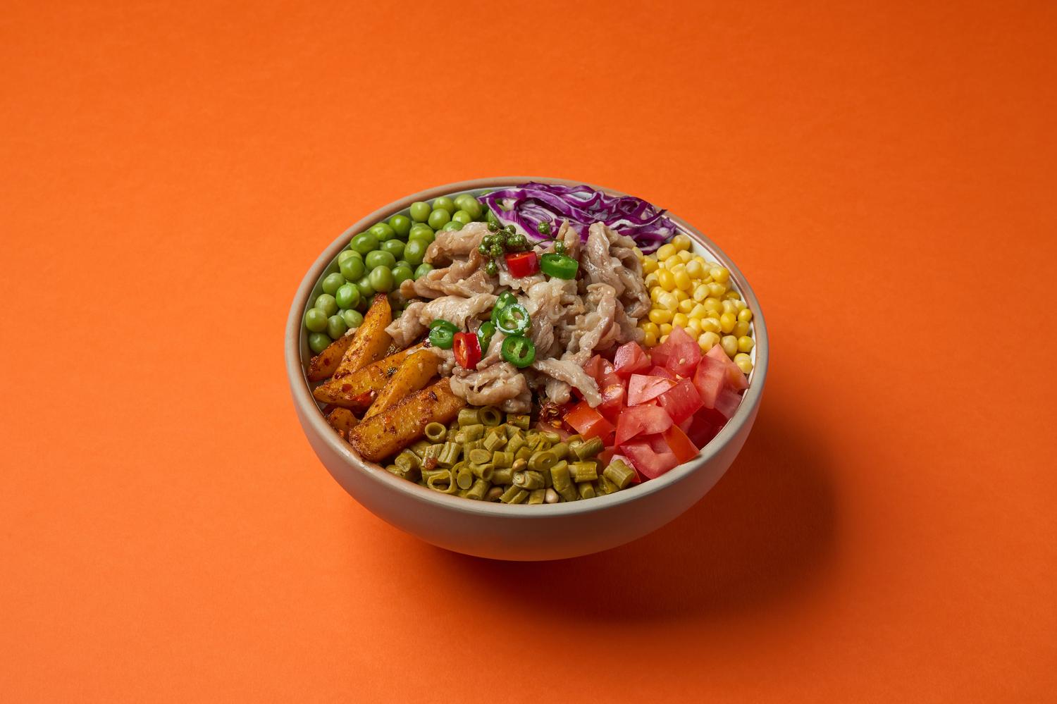 Stir-fried Chicken w/ Green Chilies (Regular Bowl)