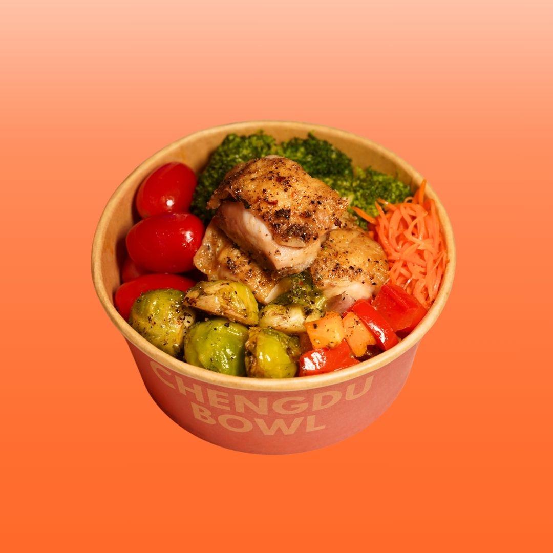 Savory Boneless Chicken Thigh (Large Bowl)