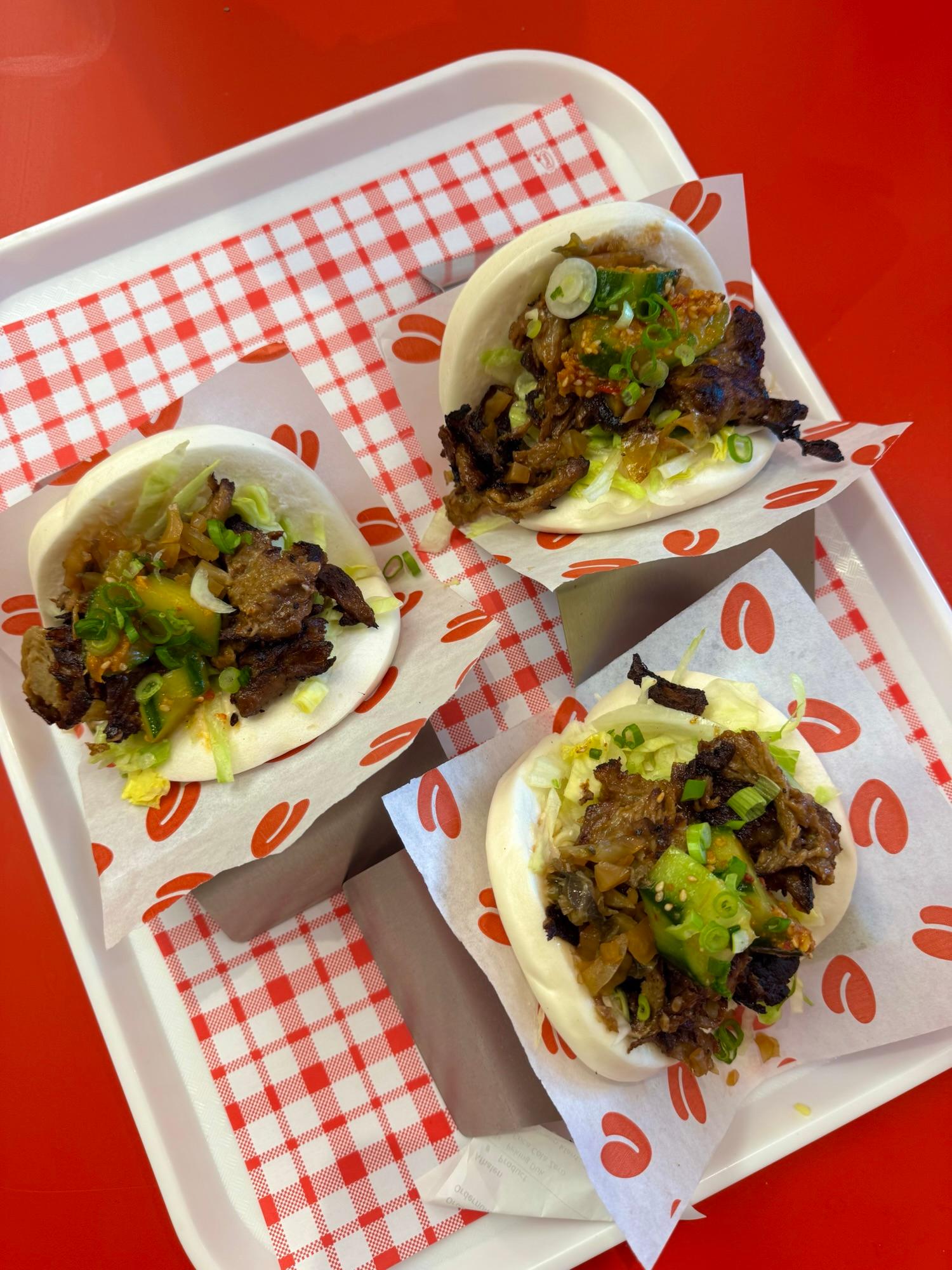 Lunch menu two buns