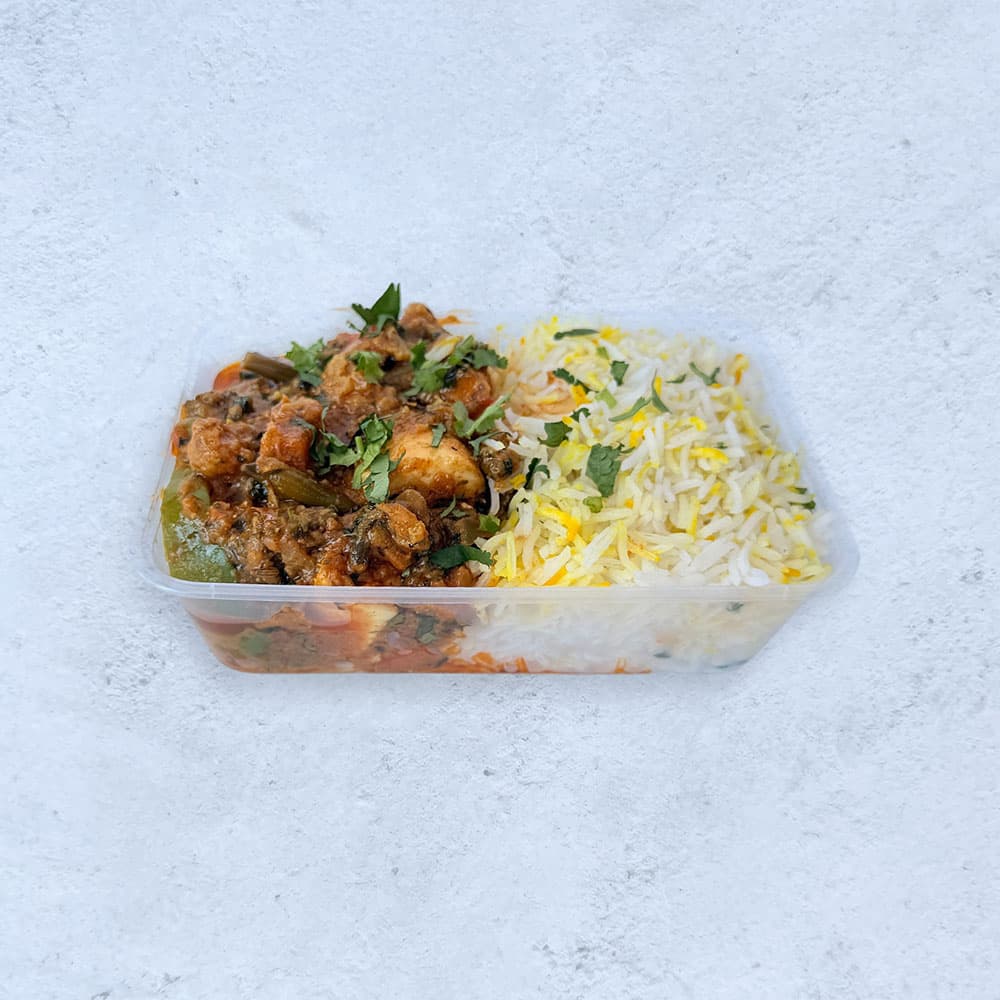 Veggie Jalfarazi with Rice