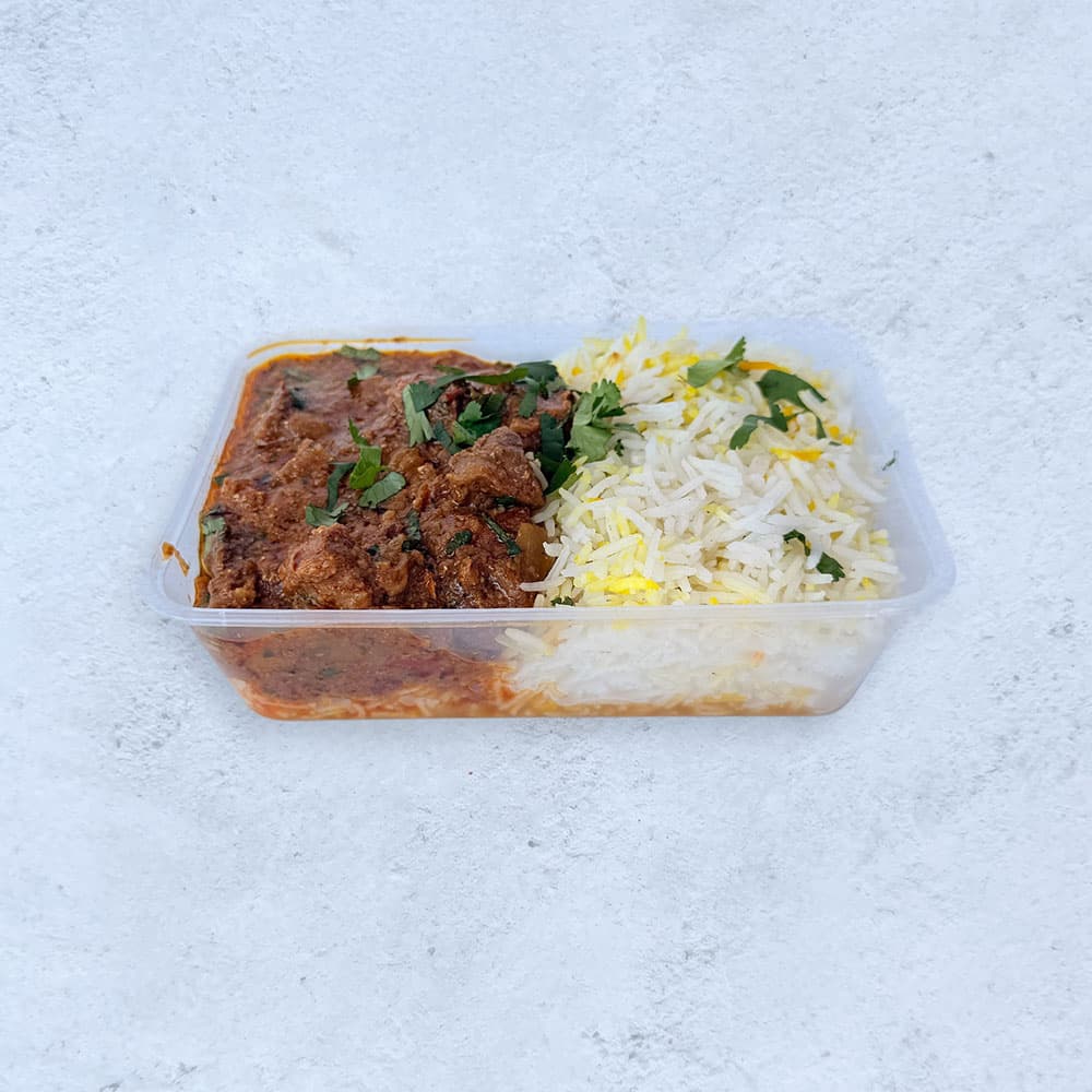 Beef Vindaloo with Rice