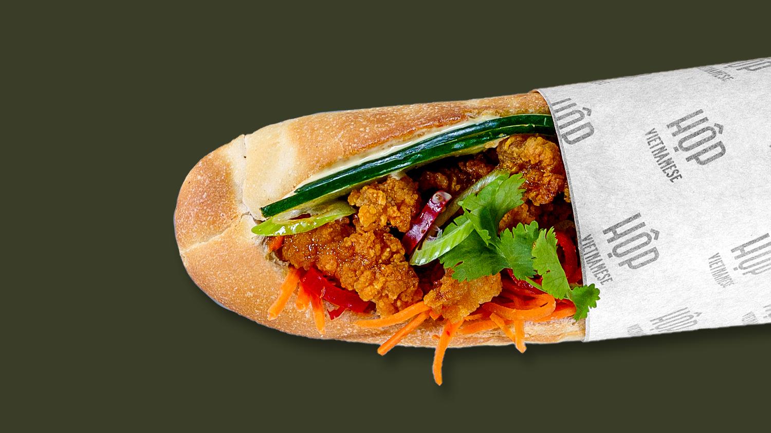 Crispy Chicken Banh Mi **New Recipe**