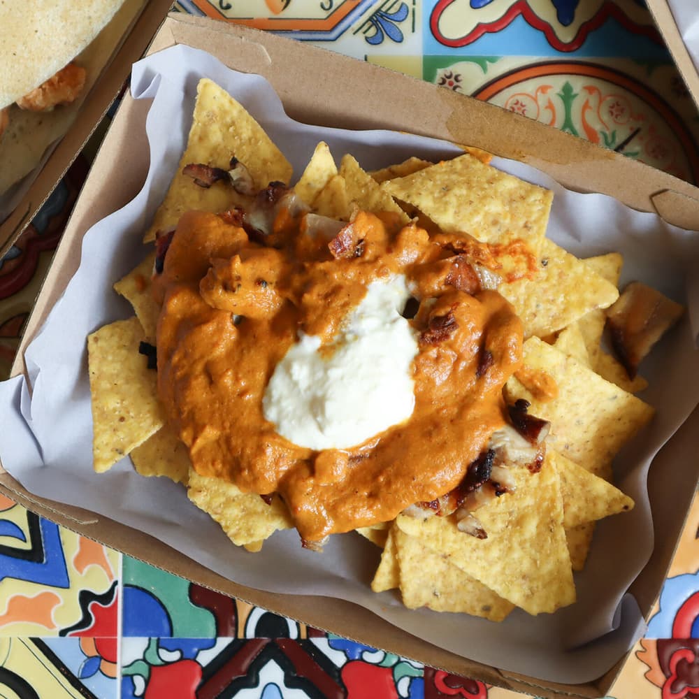 Nachos + Grilled Chicken + Curry