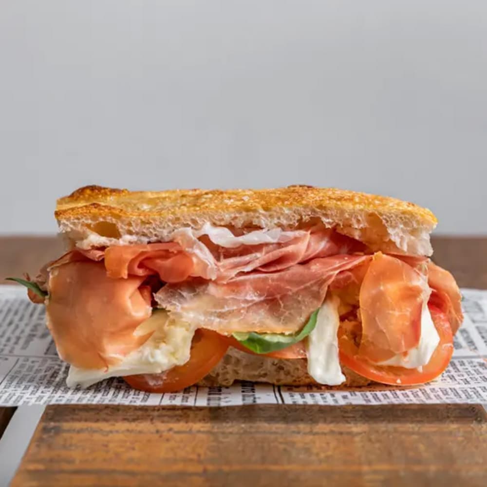 Prosciutto and Caprese Focaccia