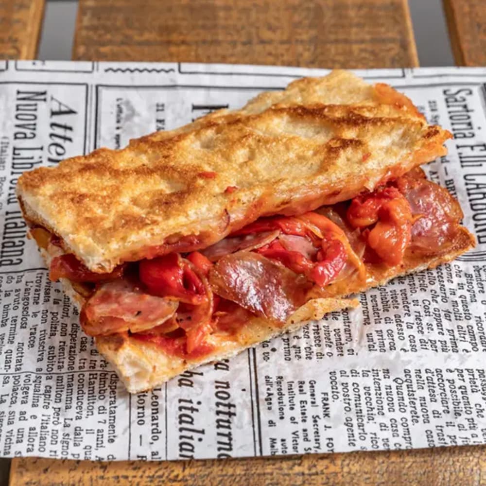 Salami + Capsicum Pizzette