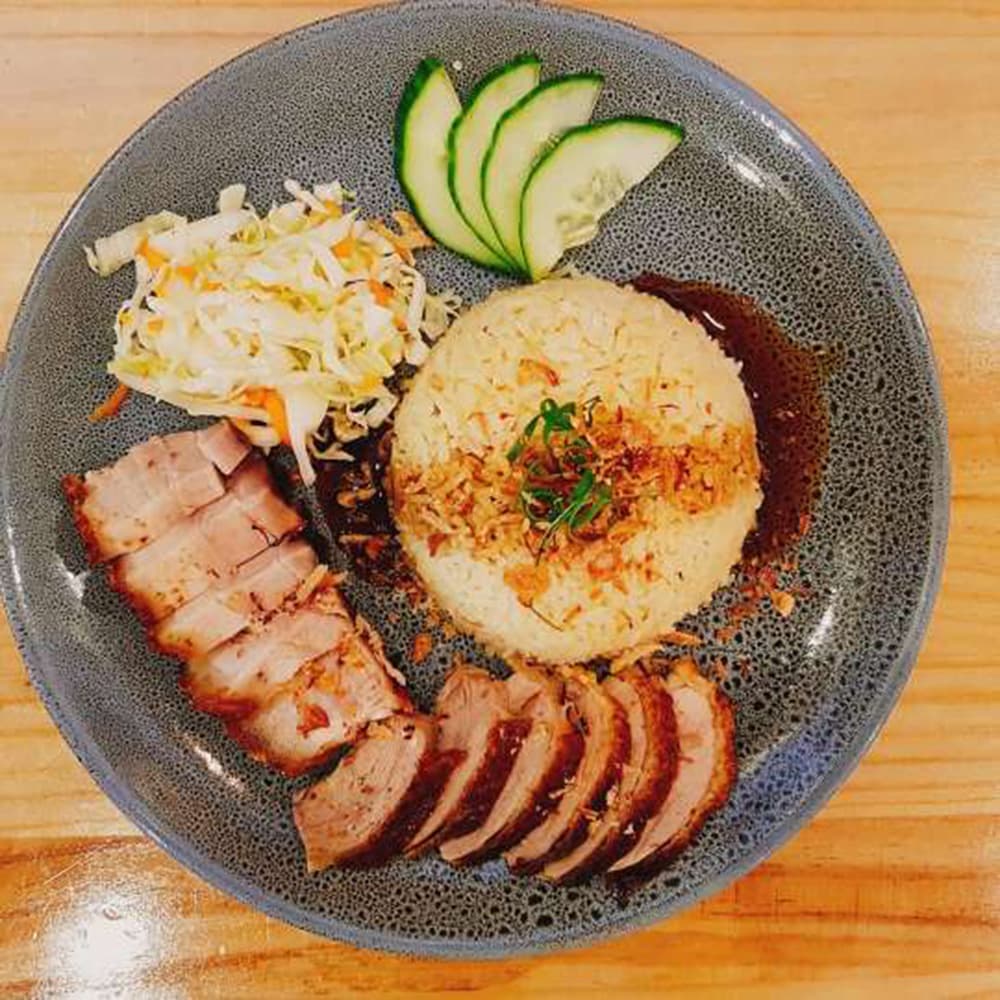 Combination of Two Meat Rice