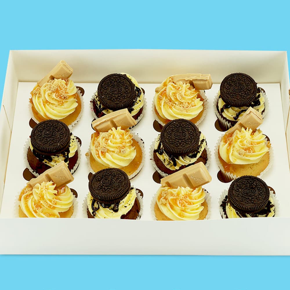 Caramel and Cookies Cupcakes