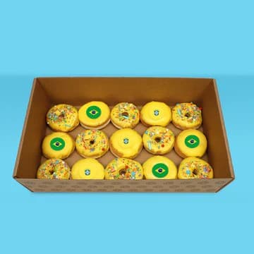 Brazil FIFA World Cup Donuts (Box of 15)