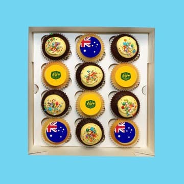 Australia FIFA World Cup Cupcakes (Box of 12)