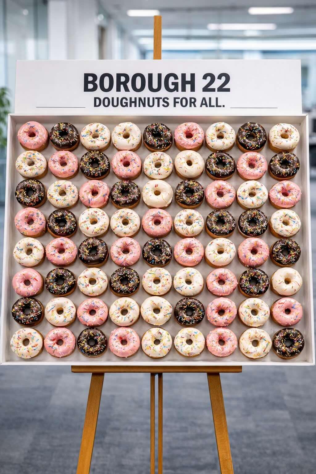 Pop Up Experience - Doughnut Wall & 160 Doughnuts 