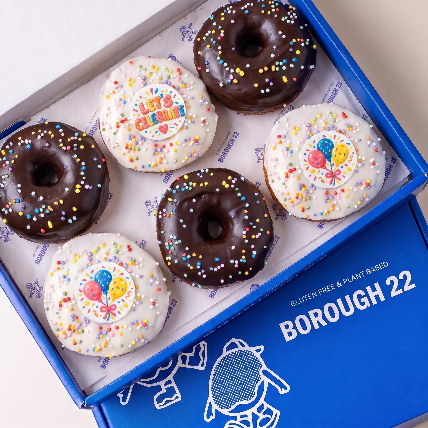 Birthday & Celebration Doughnuts | Box of 24