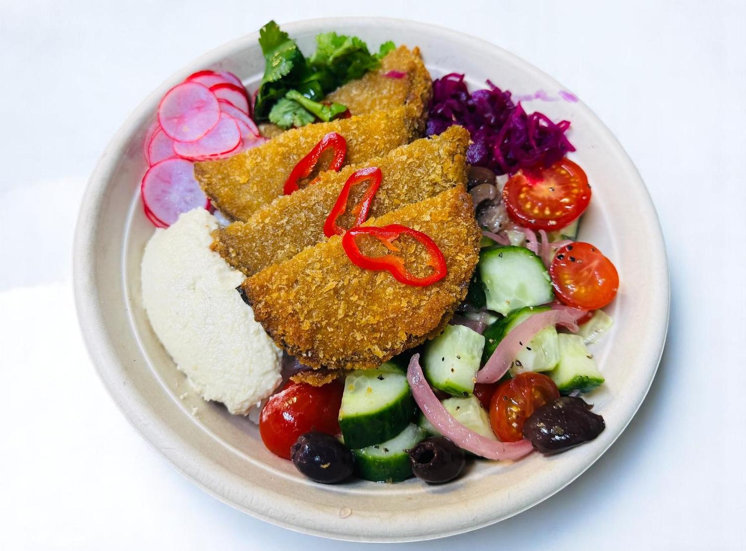 Vegan Mediterranean Bliss Salad Bowl