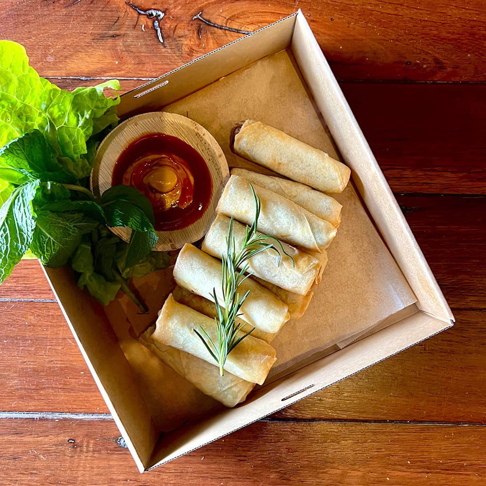Cheeseburger Spring Rolls