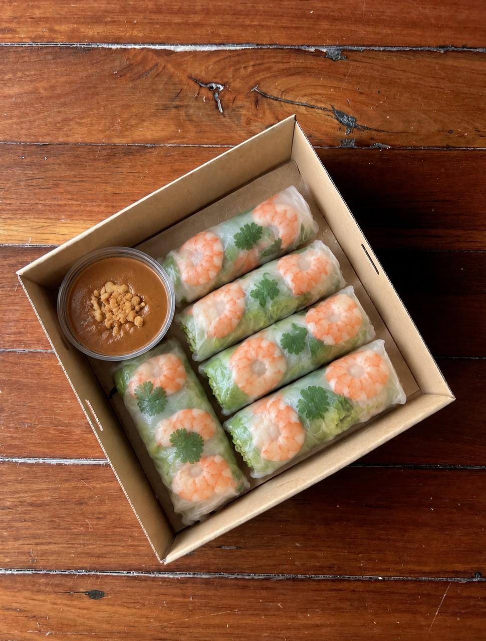 Tiger Prawn & Pork Rice Paper Roll