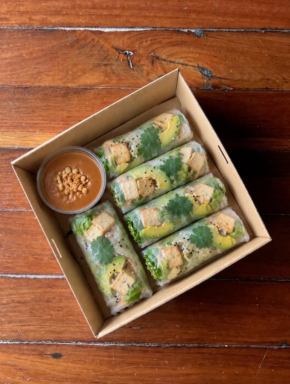 Tofu & Avocado Rice Paper Roll