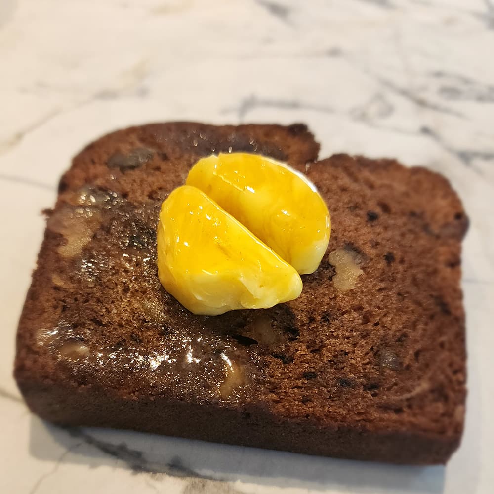 Banana Bread with Honeycomb Butter