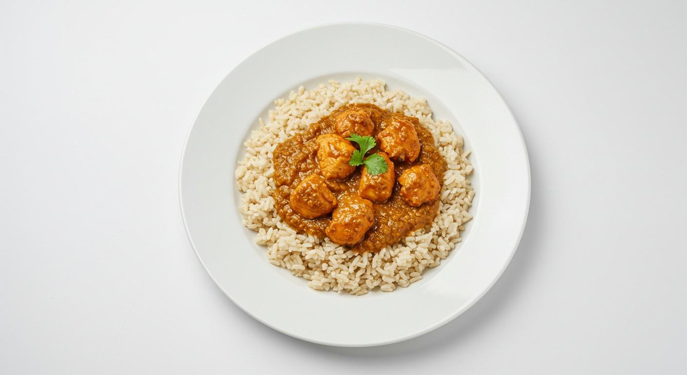 Tandoori Chicken Curry Platter