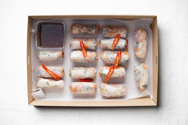 Rice Paper Roll (Platter of 15 Pieces)