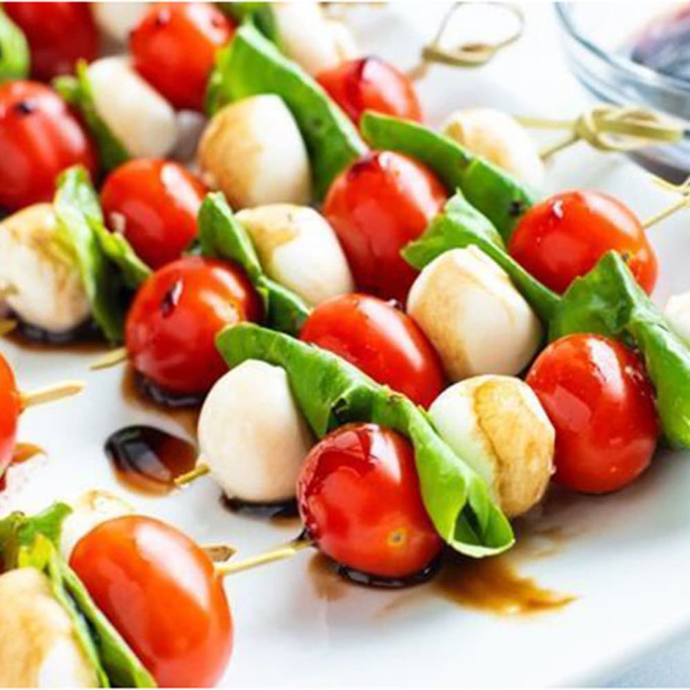Bocconcini Tomatoes, Basil Skewers (Platter of 15)