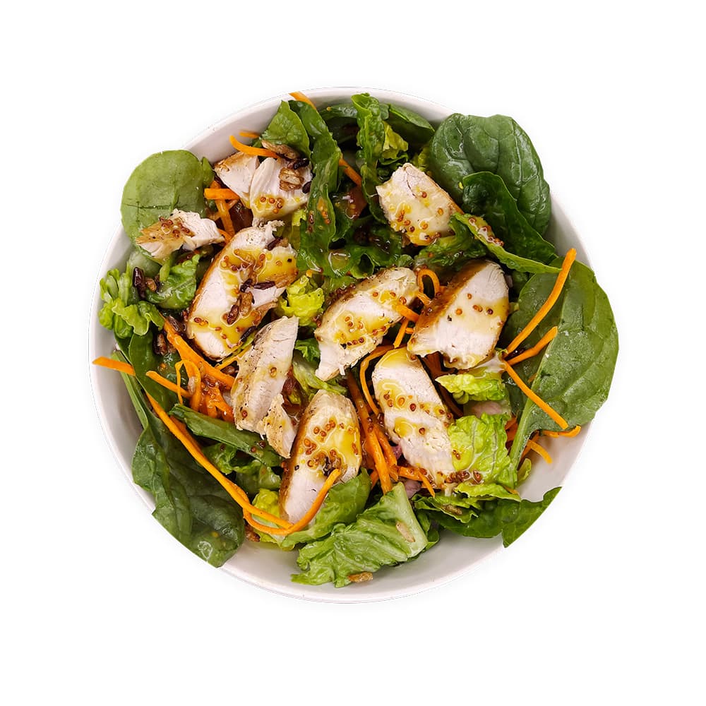 Hot Grill Summer Warm Salad Bowl