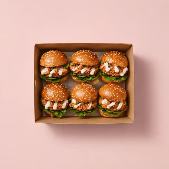 Vegan Falafel Breakfast Slider