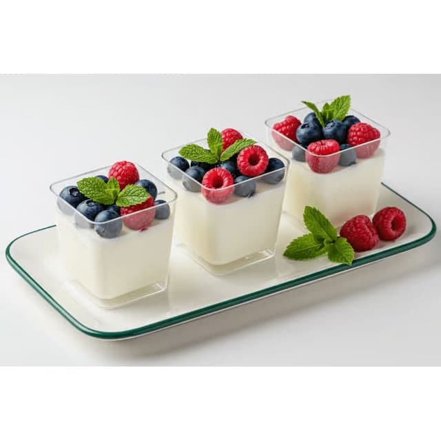 Greek Yoghurt Pannacotta & Berries Box (6pcs)