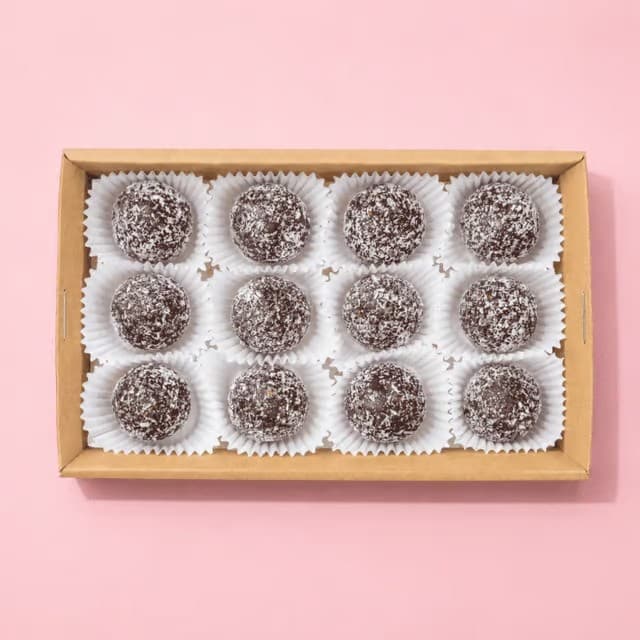Mint & Raspberry Bliss Date Balls Box (12pcs)