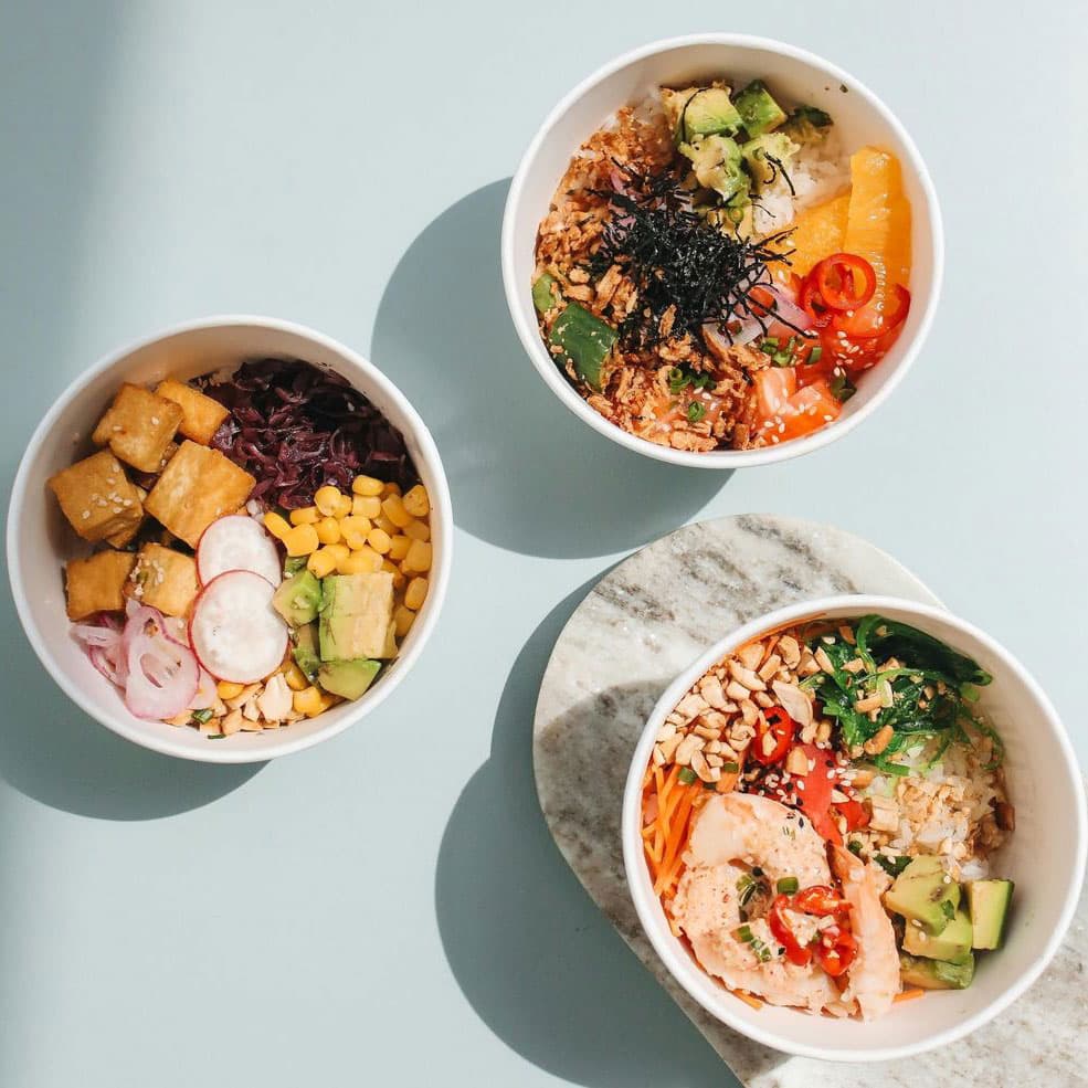 Set MYO Poké Bowl Station Buffet Drop Off