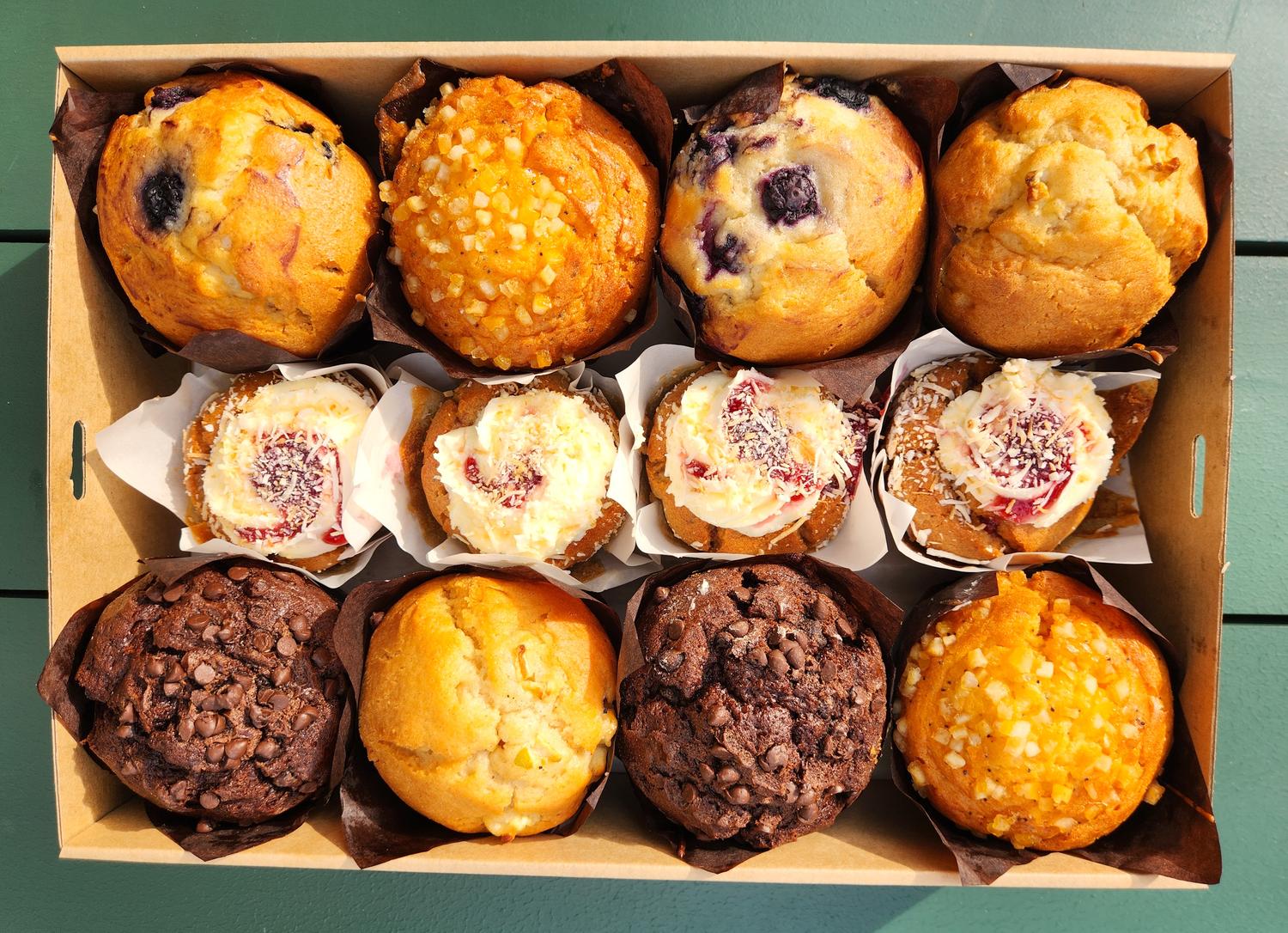 Muffins + Organic Vegan Muffins (Box of 12)
